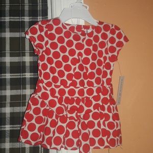 Infant poka dot dress